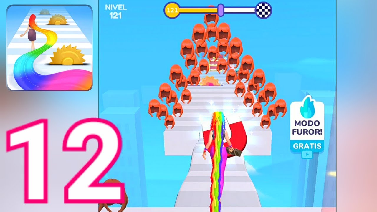 Hair Challenge-(Gameplay 12)-Niveles Del 116 Al 125