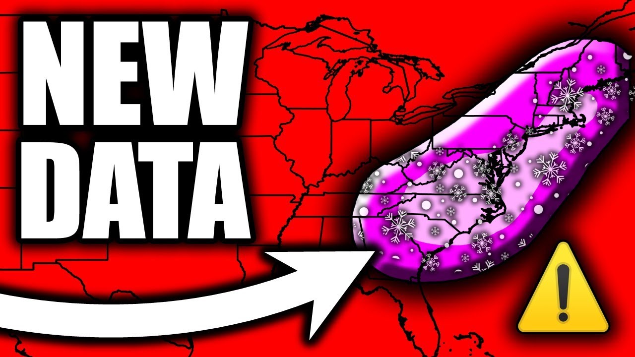 NEW Model Data Shows A STRONGER SNOWSTORM!..