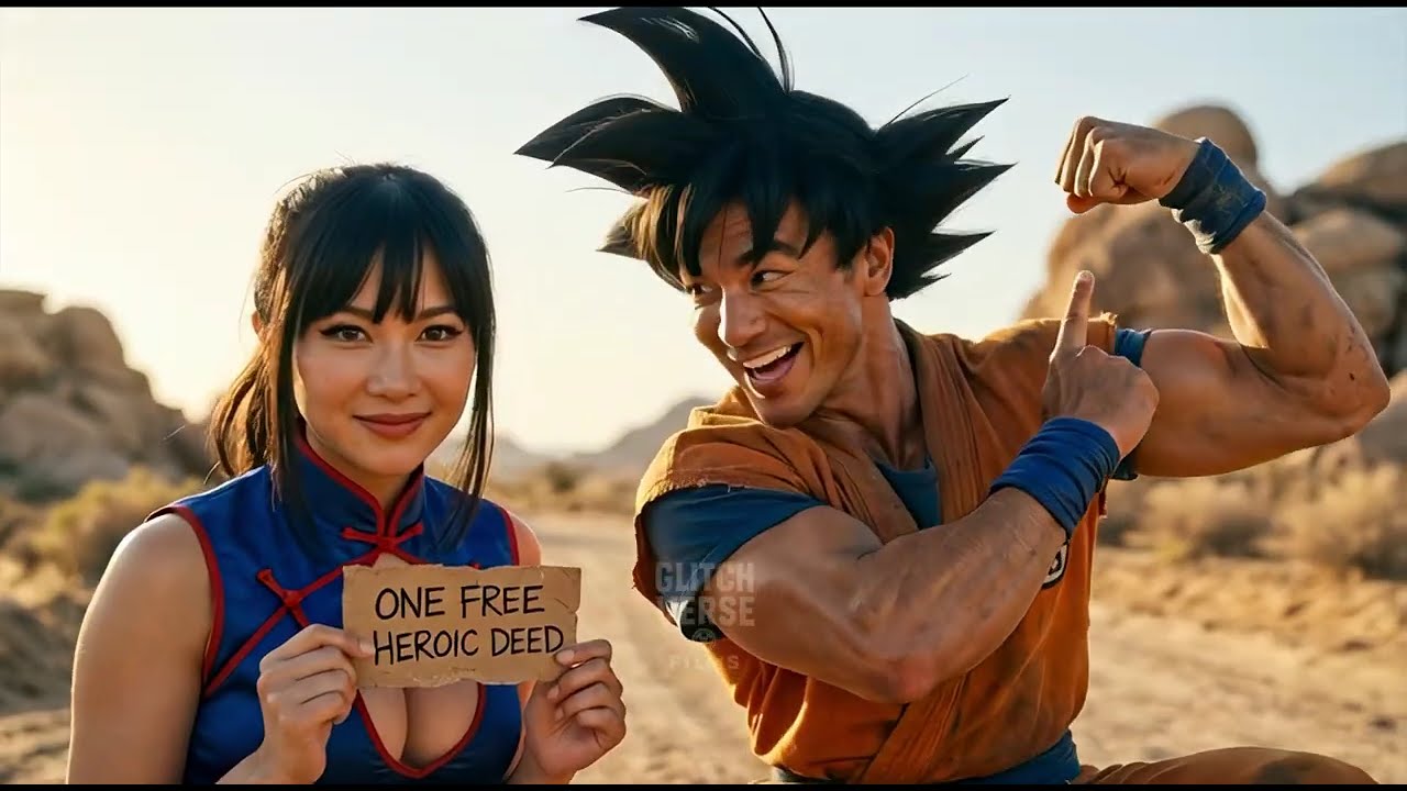 Chi-Chi vs Goku’s Appetite 🥢 Desert Survival Gone Wrong!
