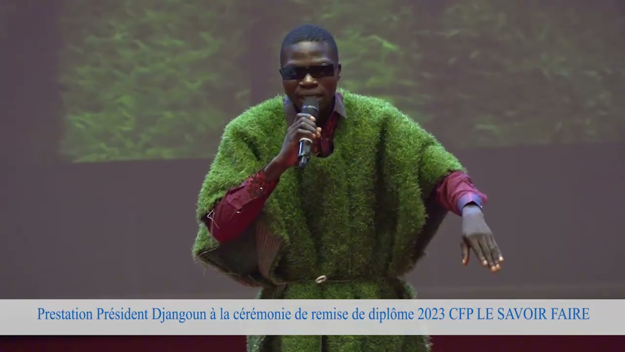 président djangoun prestation au palais des congrès.