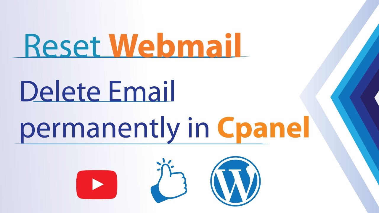 How to Reset Webmail Password & Delete Email permanently in Cpanel | Cpanel Tutorial | tekDigon