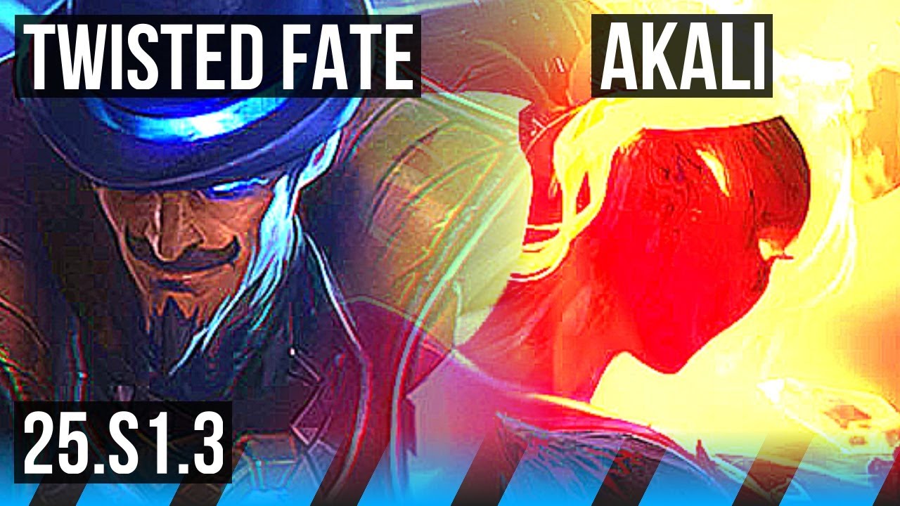 TWISTED FATE vs AKALI (MID) | KR Diamond | 25.S1.3
