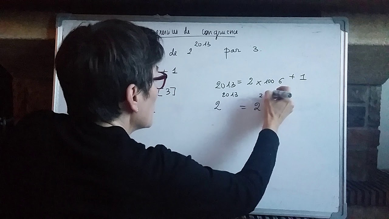 spe maths : exercice de base de congruence