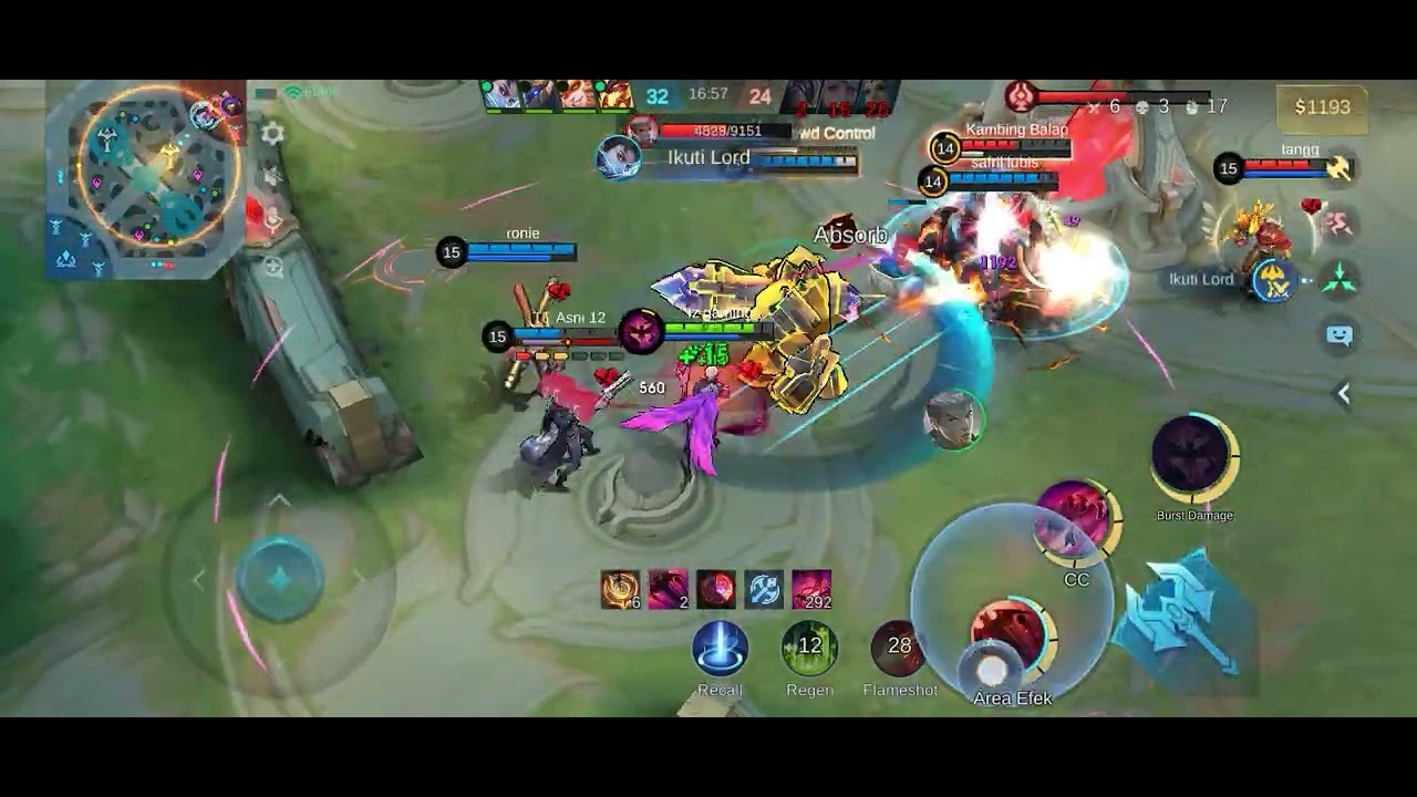 Singkat saja, cecillion mvp lagi#mobilelegends 