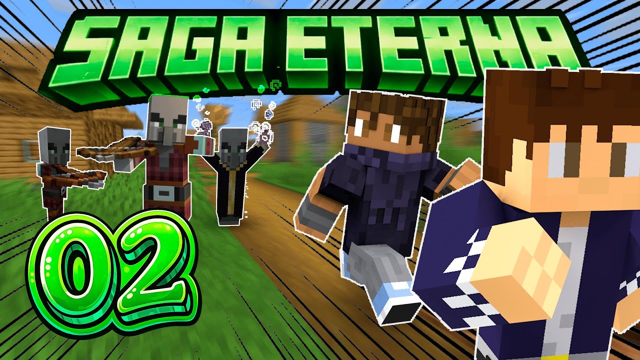 A GRANDE INVASÃO! - Minecraft Saga Eterna #02
