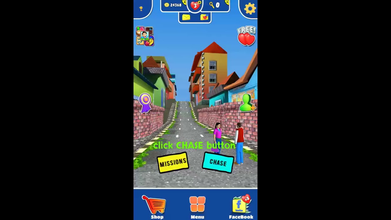 Street Chaser Game Play - Android / iOS : Smart way to catch the robber, Reverse play of Temple Run