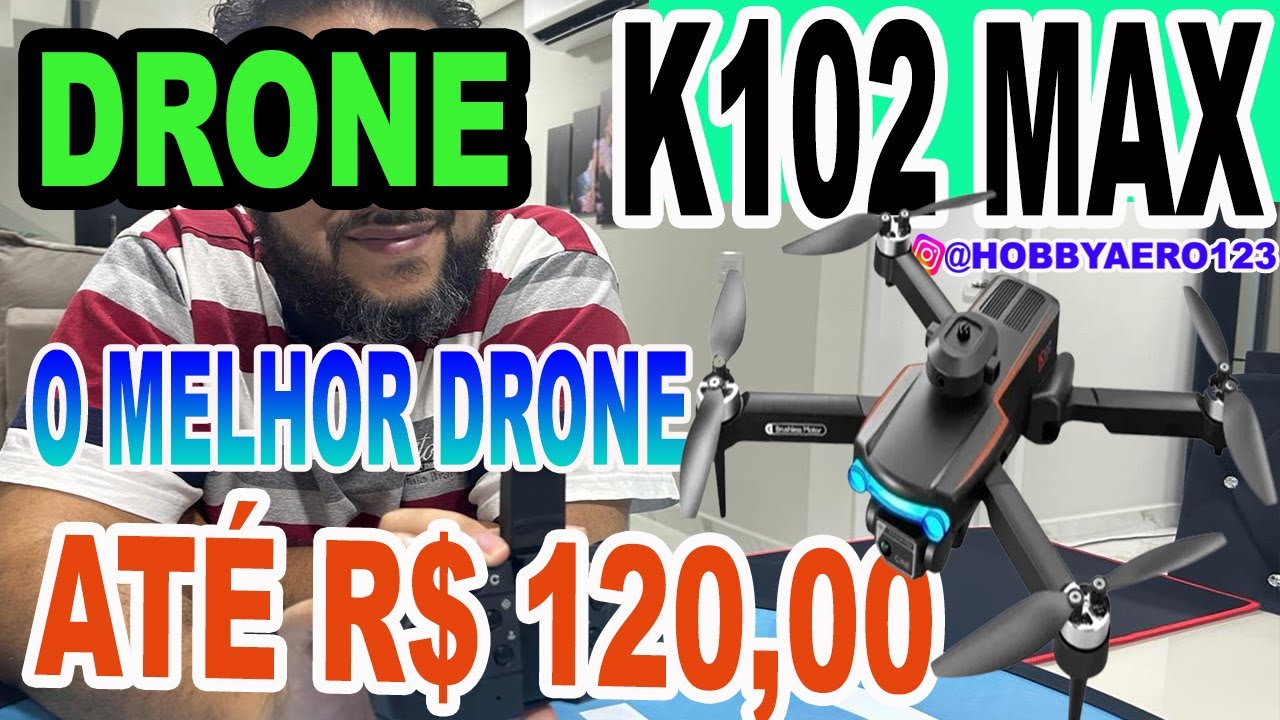 Drone K102 como ligar e configurar todas as funções do controle e botão