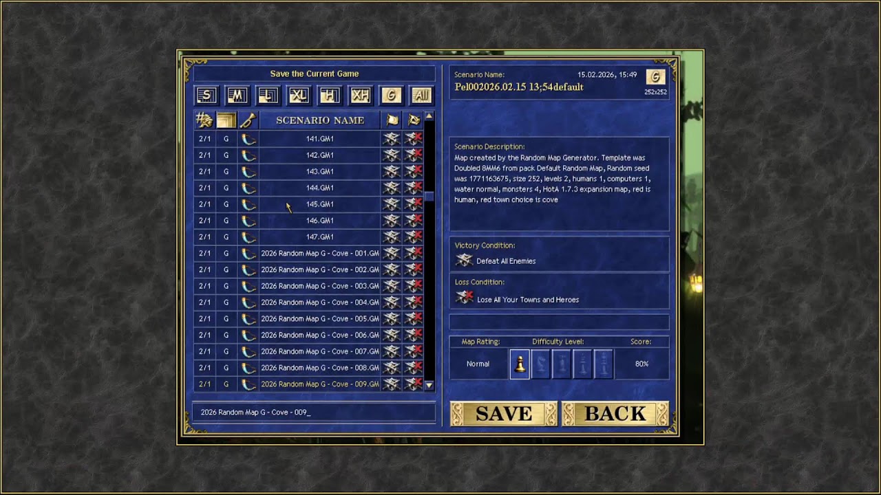 2026-02-15 | HOMM3 HoTA - Random Map G - Cove 001 | ENG/PL | @pel00