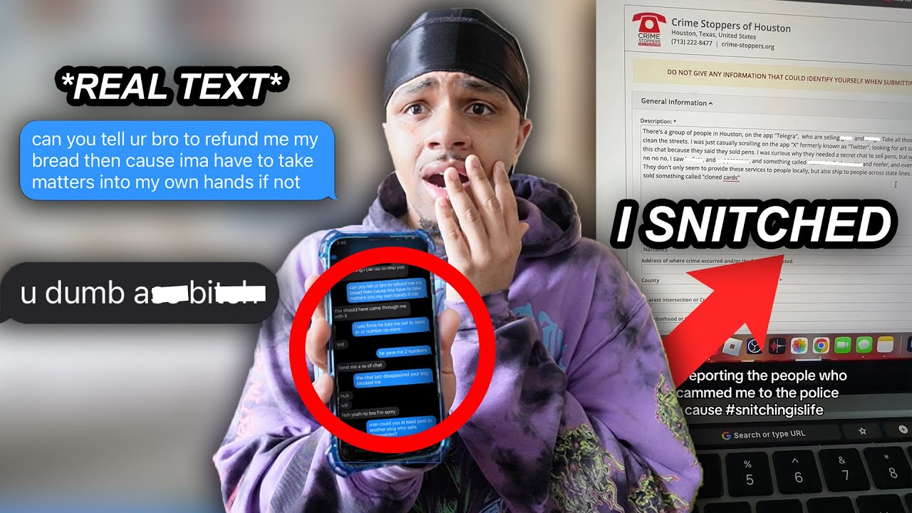 STORYTIME : I GOT SCAMMED BY A DR*G LORD IN HOUSTON & REPORTED HIM TO THE POLICE!!!!