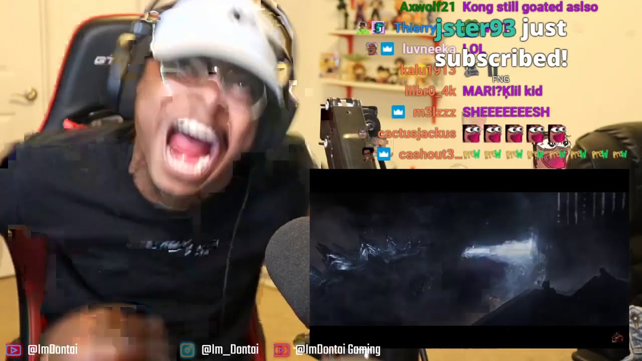 ImDontai Reacts To Godzilla VS Kong MOVIE TRAILER! LITTTYYY