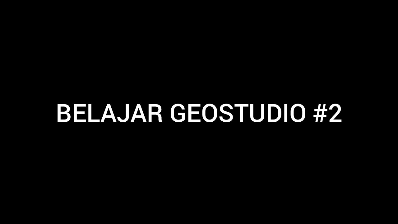 Morgenstern Price -BELAJAR GEOSTUDIO#2