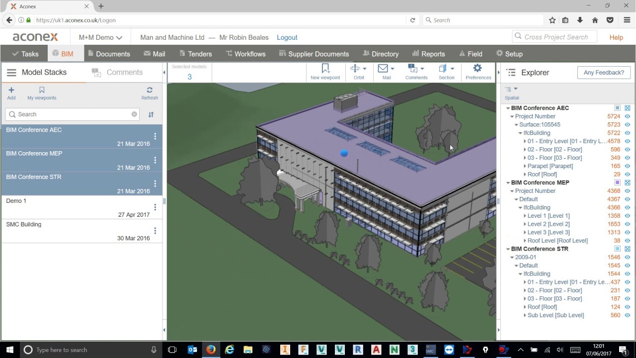 BCF with Aconex Connected BIM using Solibri Model Checker (BIM Collaboration Format)