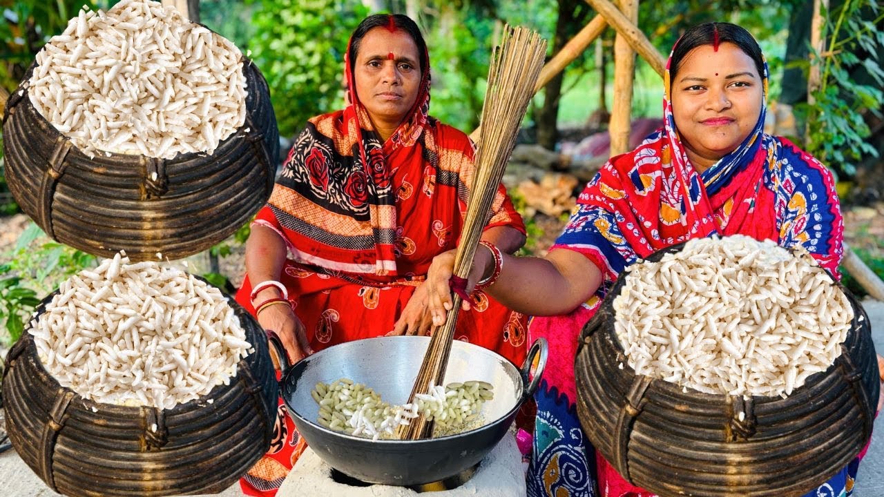 বালি ছাড়া চুলায় বানিয়ে নিন মুড়ি একদম সহজ পদ্ধতি / Muri Recipe