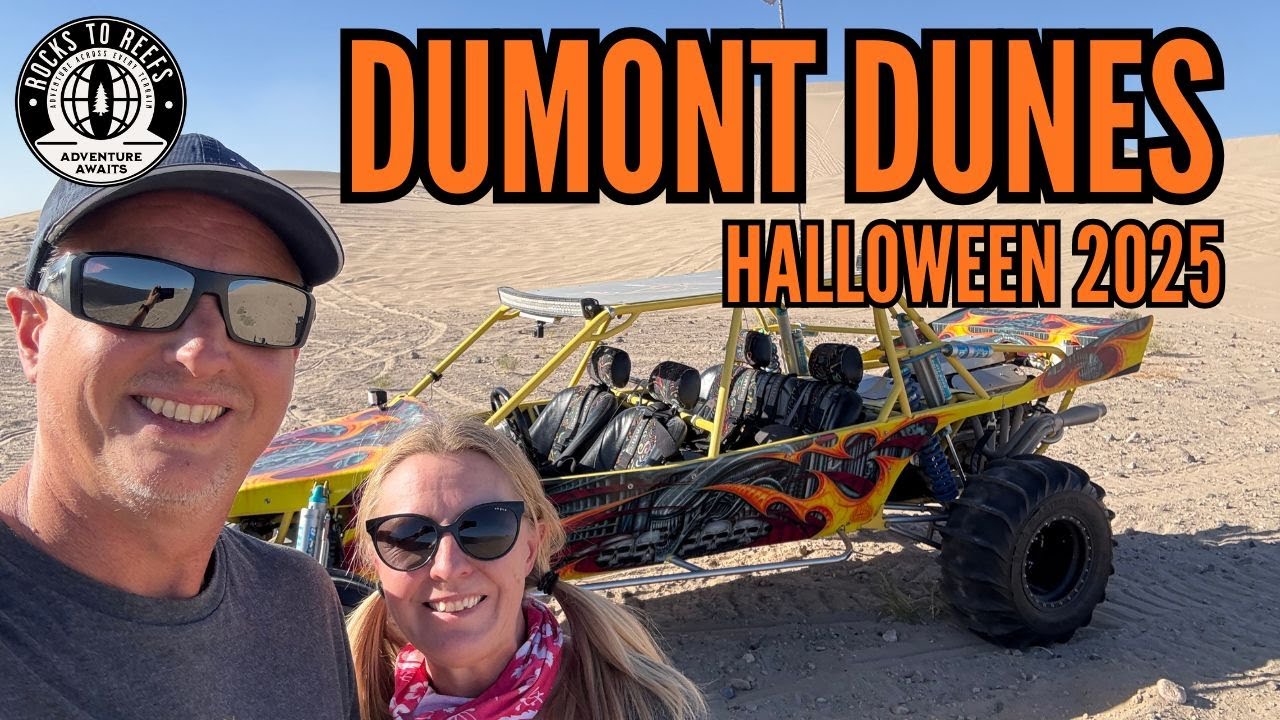 Выходные на Хэллоуин в Dumont Dunes | Грандиозные песчаные рельсы, гонки Comp Hill, песчаные драг...