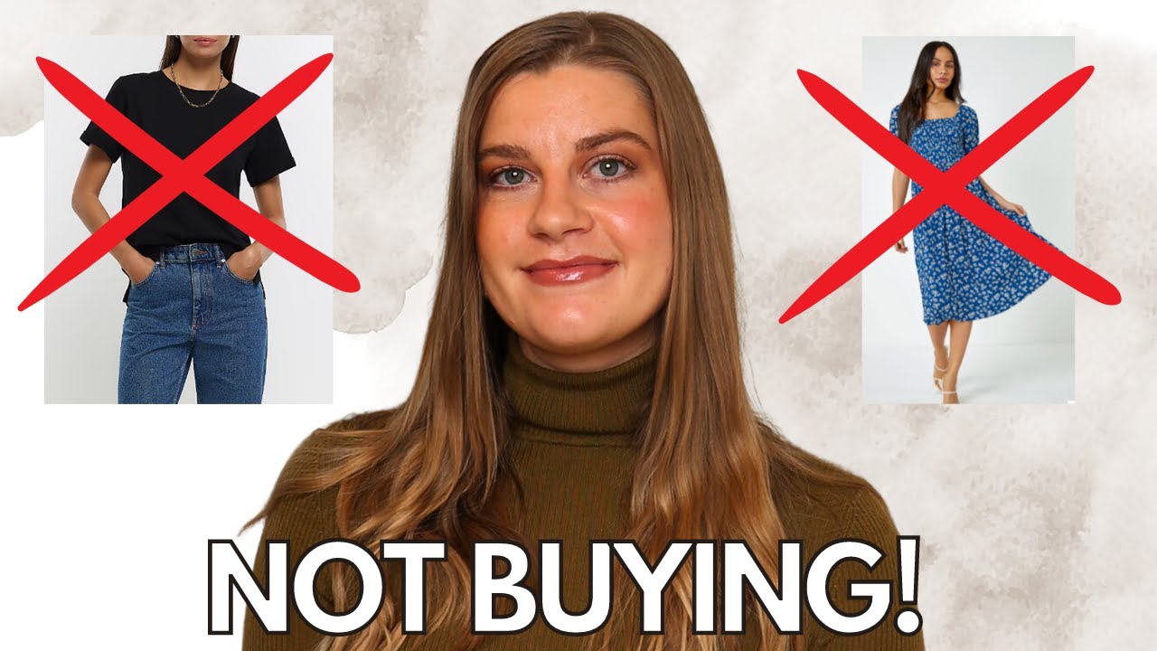 Fashion Items I *Should* No Longer Buy!