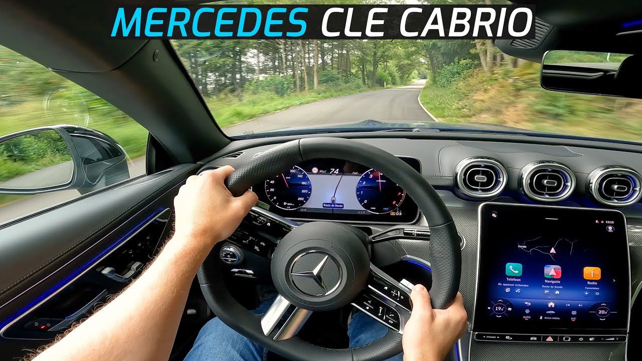 2024 MERCEDES CLE CABRIOLET POV TEST DRIVE