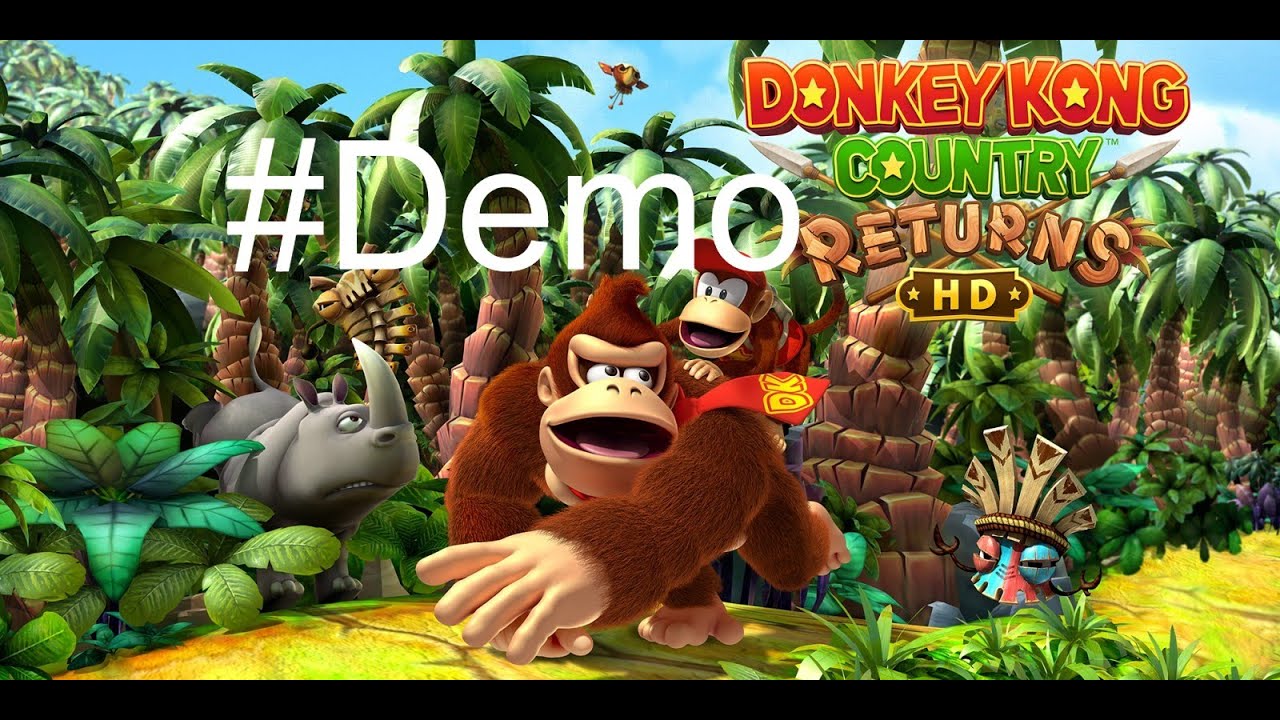 Bienvenidos al mundo de Donkey Kong Country Returns HD Demo