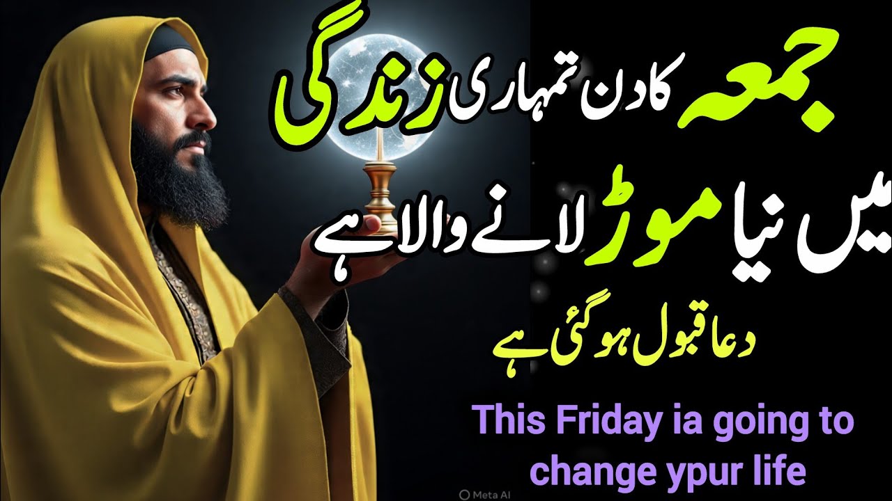 ✅28 November 2025 Jummah Ka din Teri Zindagi Mein Naya Mor laay ga