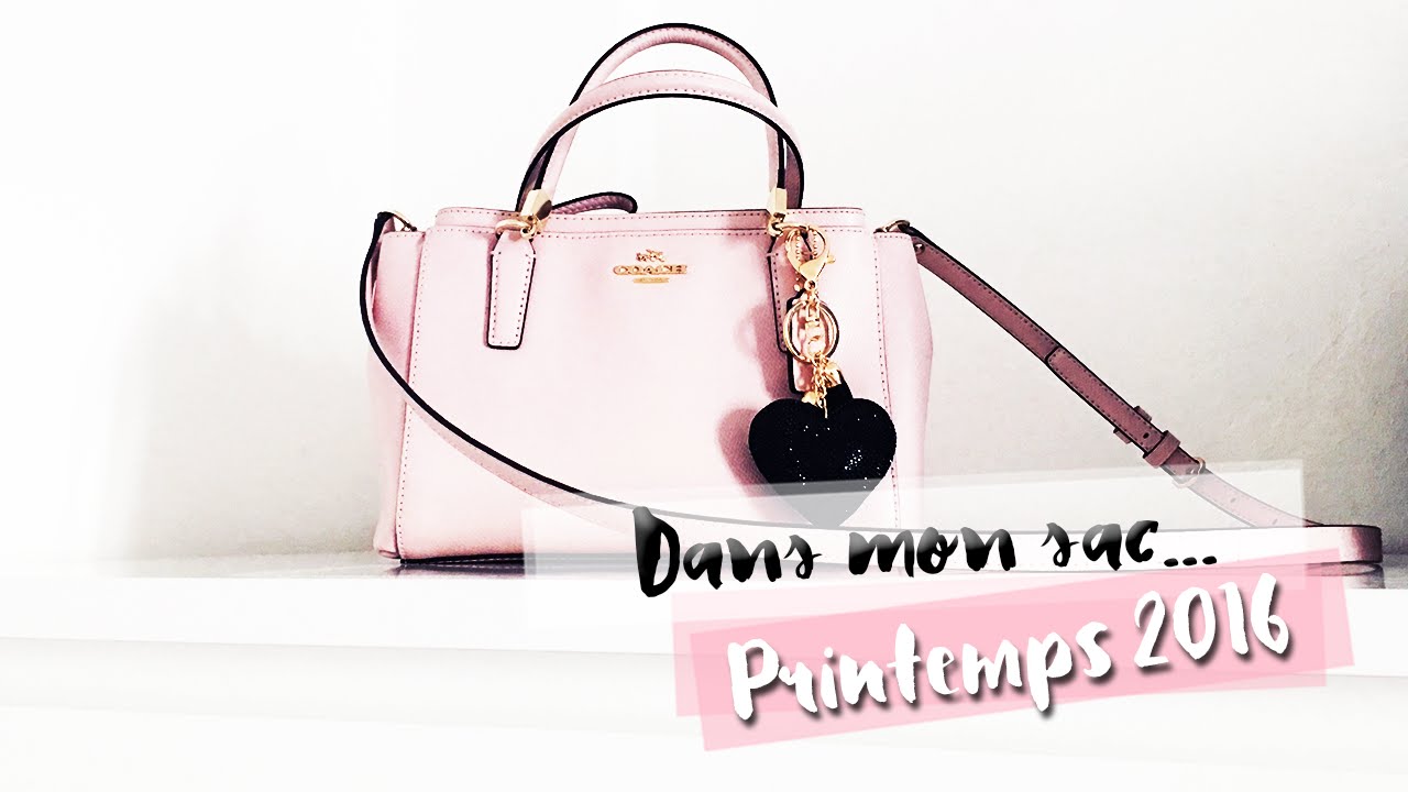 What's in my bag • Dans mon sac Coach | Edition Avril 2016