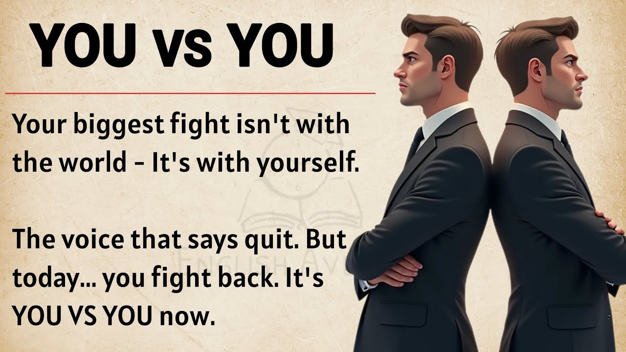You Vs. You. || Learn English Through Motivational Lesson 🔥 || Improve Your English ✅️
