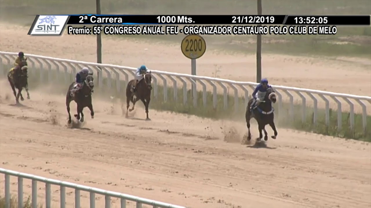 21/12/2019 – Hipodromo Melo – Carr 2 – 55° CONGRESO ANUAL FEU - ORGANIZADOR CENTAURO PO...