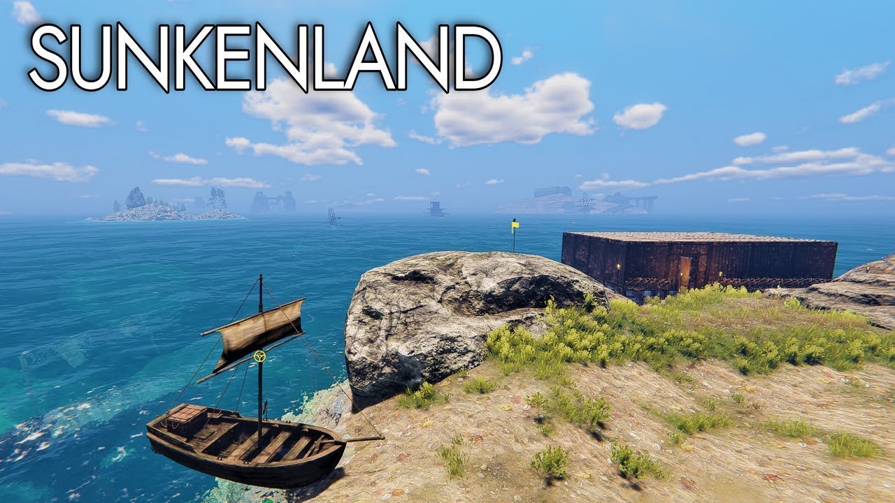 Sunkenland!!! НИЧЕГО НЕОБЫЧНОГО!!! ИЗУЧАЕМ ОСТРОВА!!! ПРОХОЖДЕНИЕ #4!!!