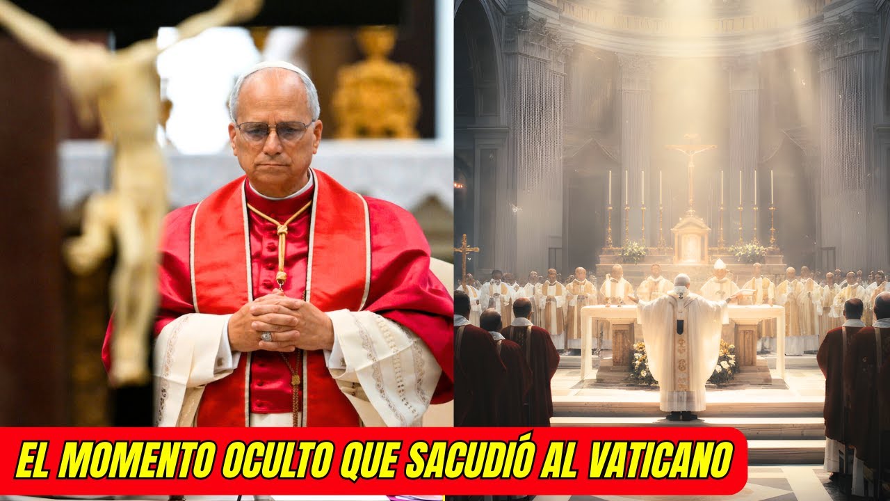 ¡URGENTE! Un rosario cae frente al Papa León XIV en una capilla secreta… y nadie logra explicarlo