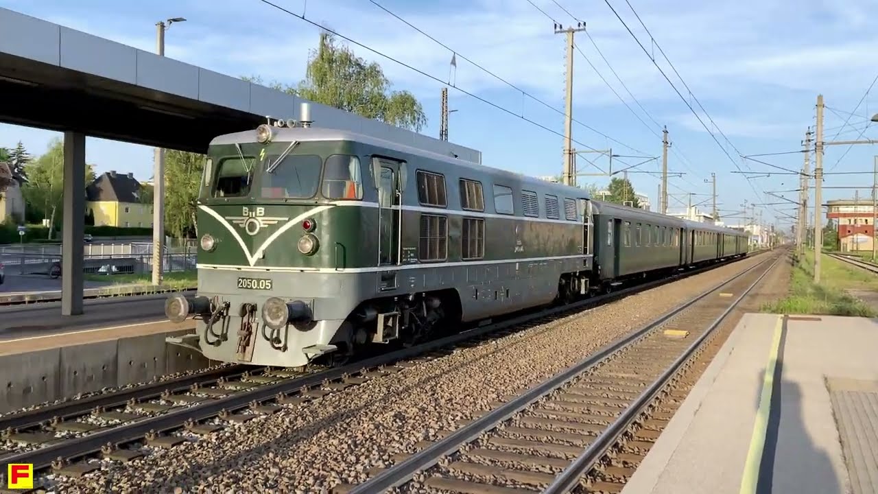 ÖGEG ÖBB 2050.05 Diesellok auf Sonderfahrt in die Wachau/ Steam locomotive on special trip