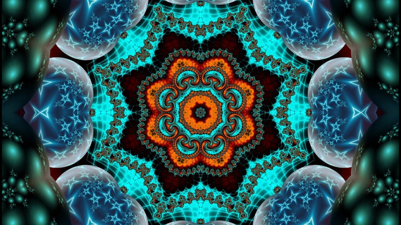 Kaleidoscope Mind Movie, Kaleidoscope Fractal Meditation, Kaleidoscope Background ❊0002
