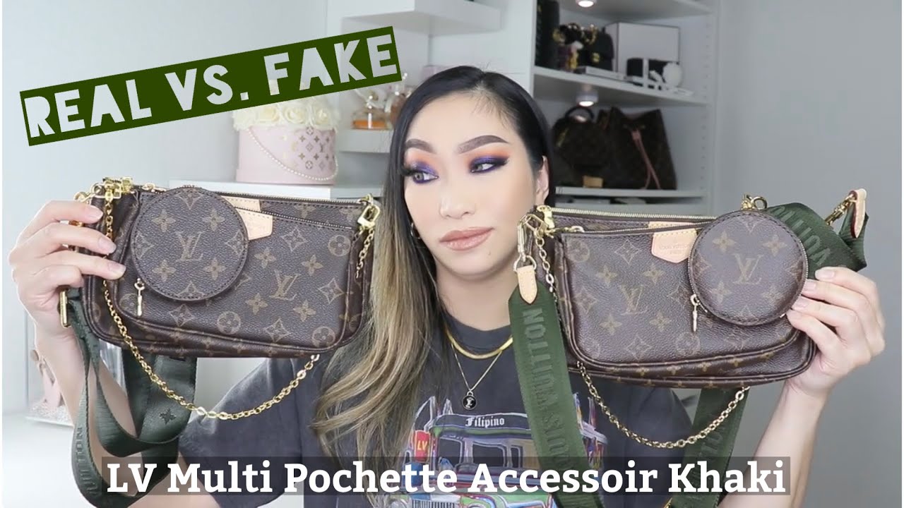 REAL vs. REP Louis Vuitton Multi Pochette Accessoires Comparison