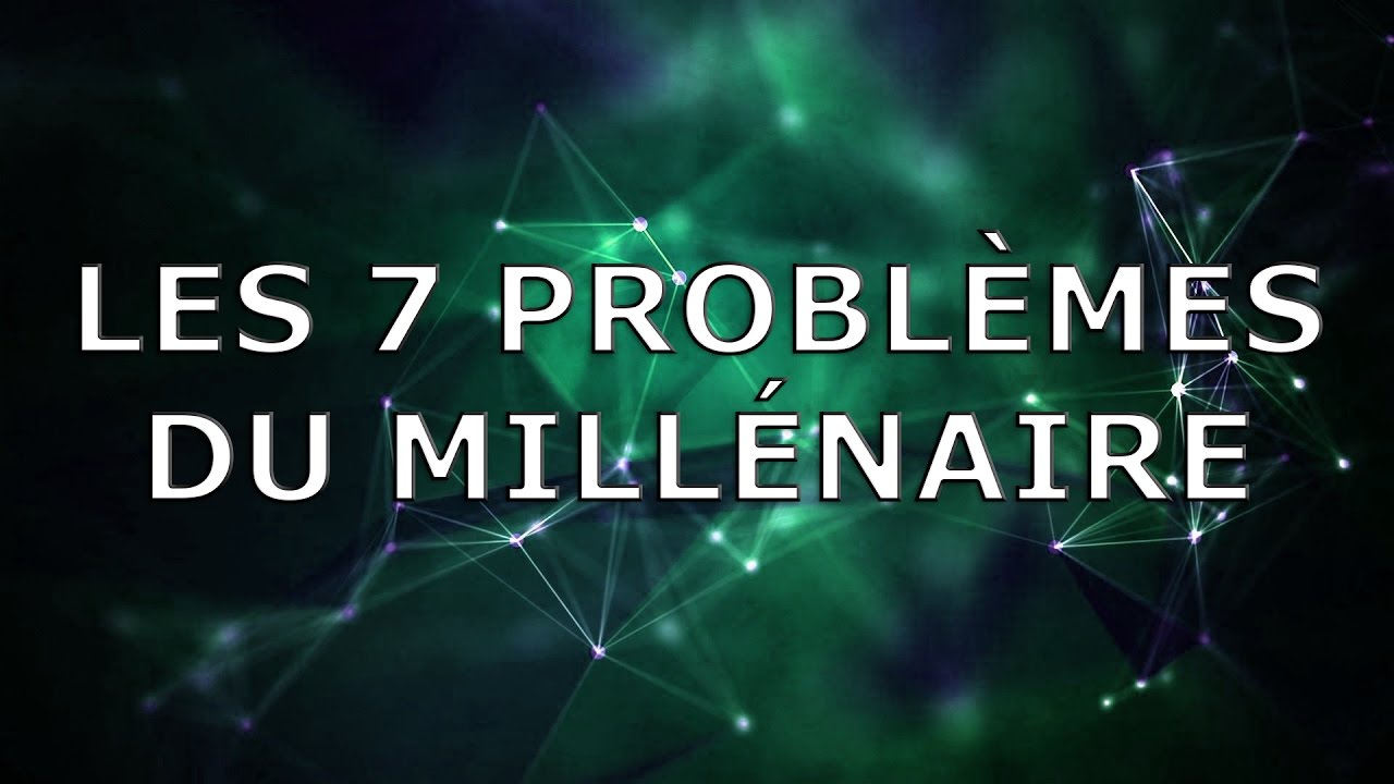 LES 7 PROBL&Egrave;MES DU MILL&Eacute;NAIRE (1 000 000 $)