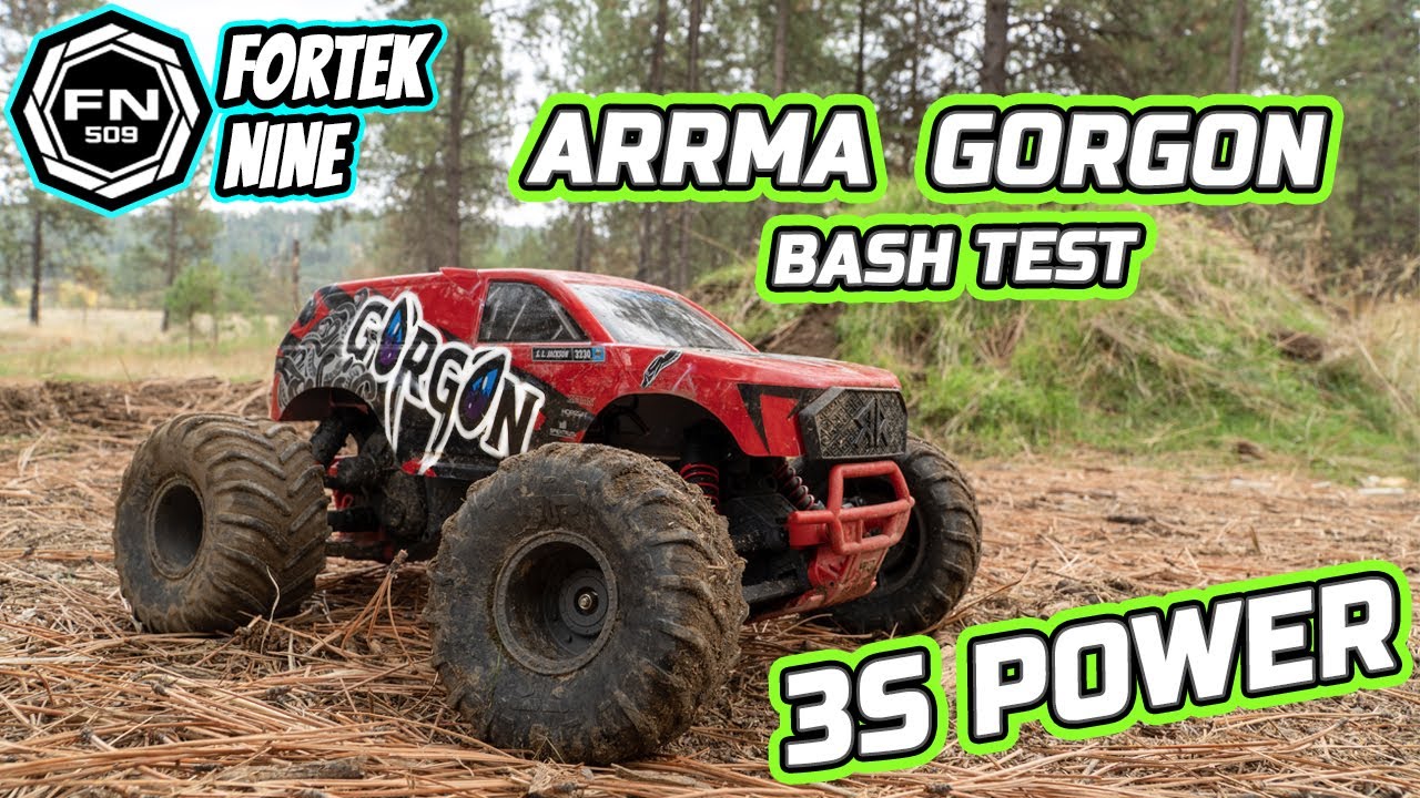 Тестирование обновления мощности Arrma Gorgon Brushless 3S