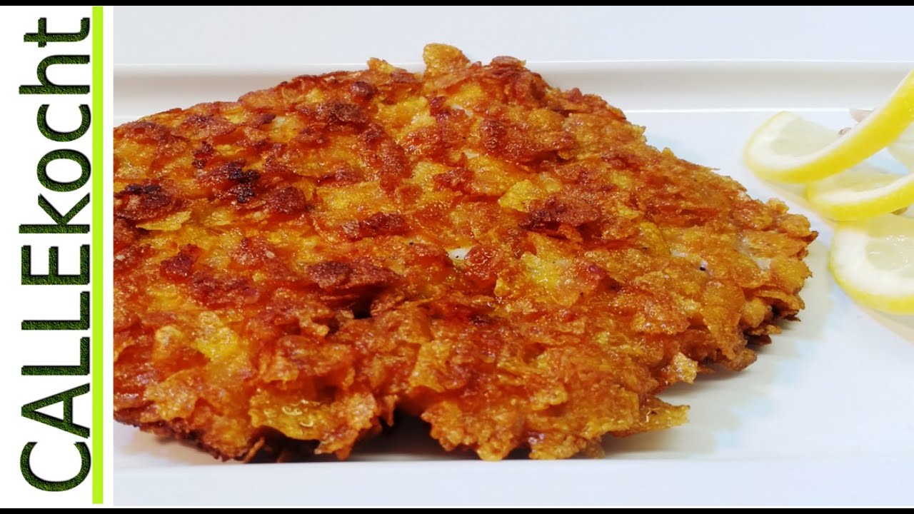 Das ultimative Corn Flakes Knusper Schnitzel zubereiten und selber machen - Rezept und Video