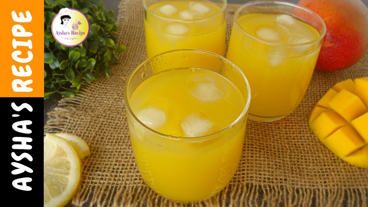 ম্যাংগো ফ্রুটি | ফ্রুটিকা | পাকা আমের জুস | Mango Juice Recipe Juice | Frooti Drink by Aysha Siddika