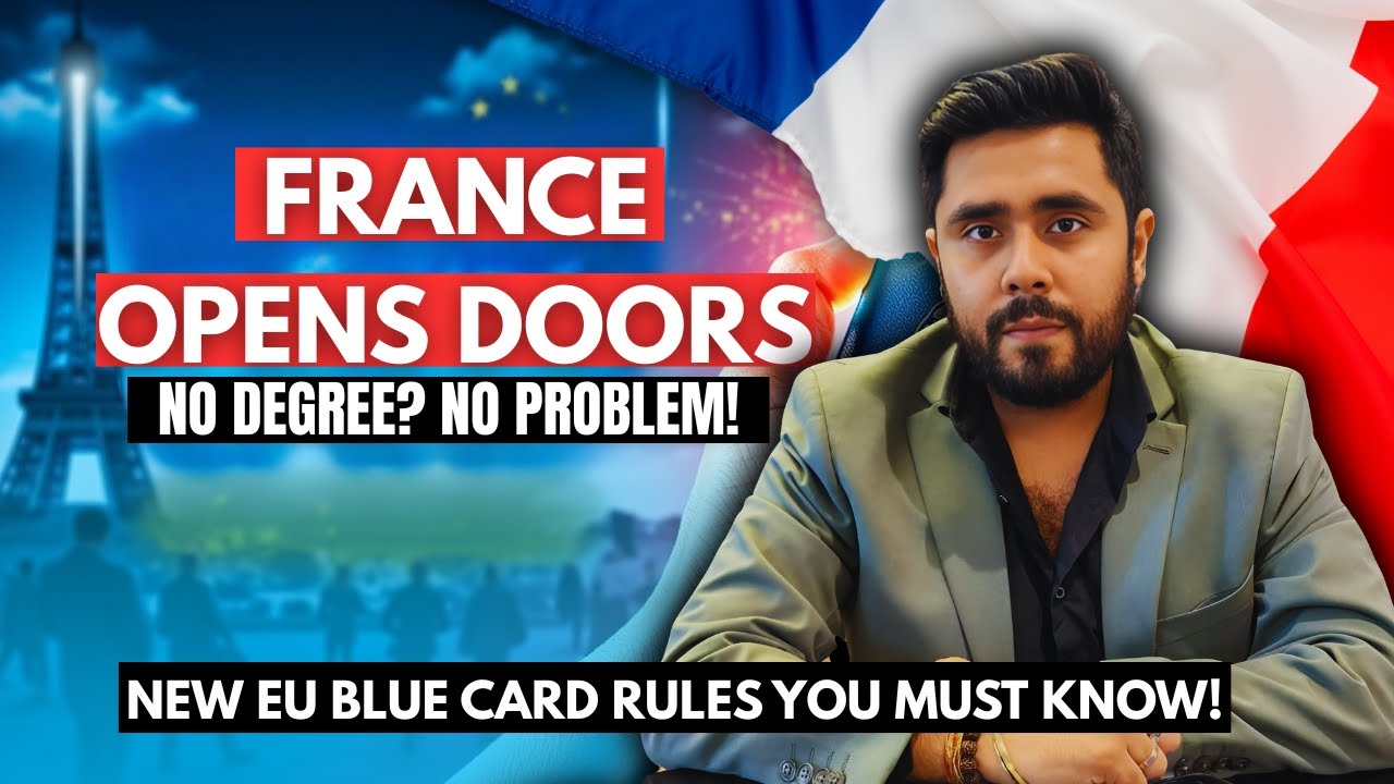 FRANCE Residence Permit : Possible Without DEGREE ! Breaking News 🤯