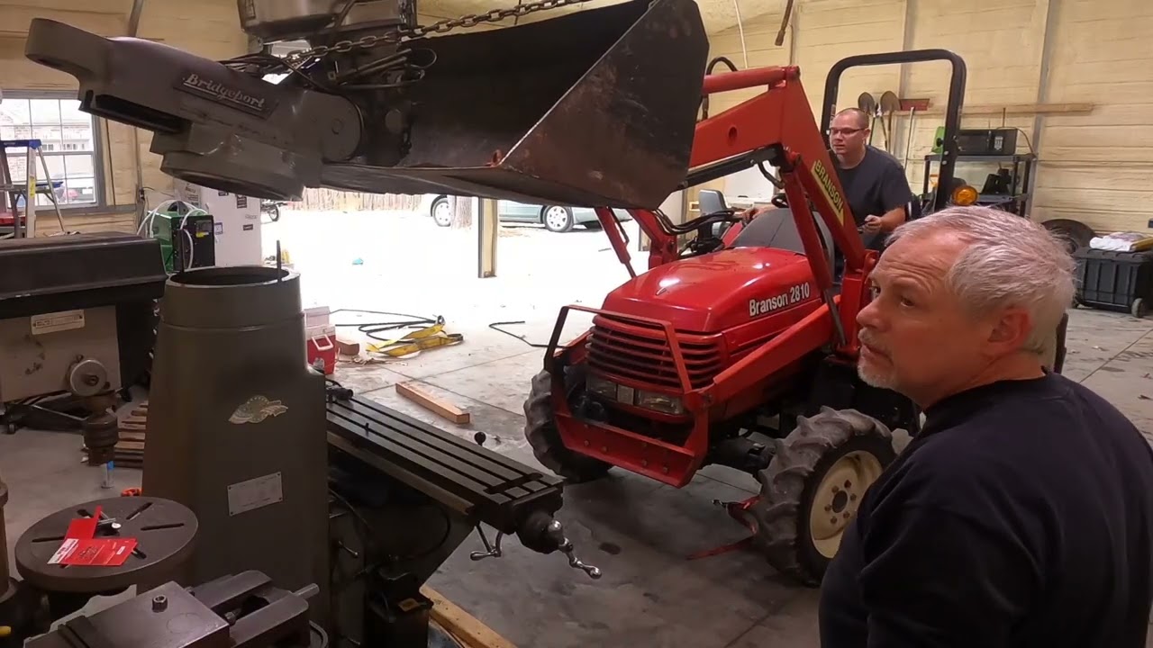 Moving and setting up a 2600lb Bridgeport Mill