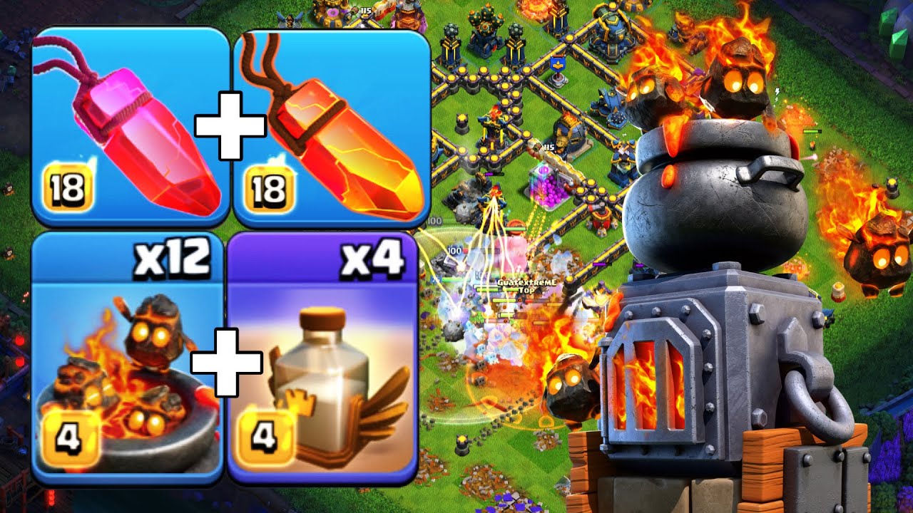 WARDEN WALK + FURNACE = FREE WINS! (TH17 Simplest Attack Strategy) Clash of Clans