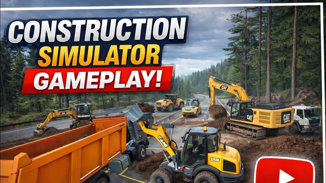 Clearing Road in Construction Simulator 4 