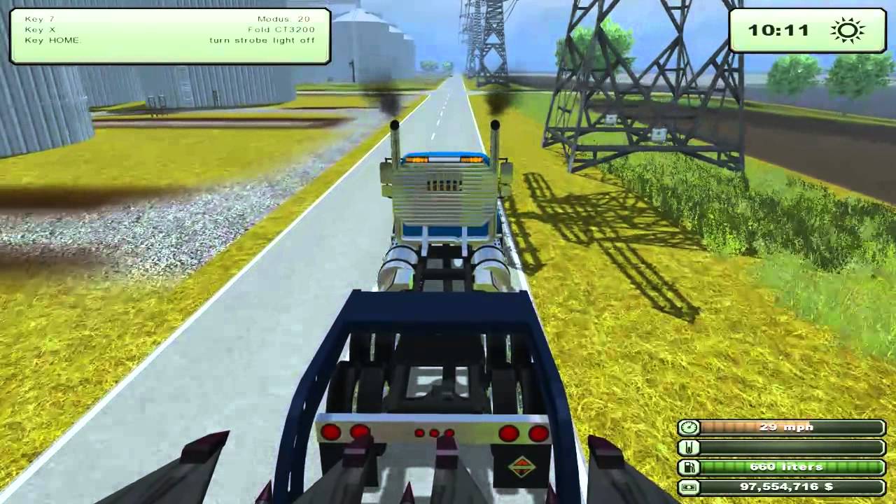 Let's Play - Farming Simulator 2013 - Part One, Moving American equipment