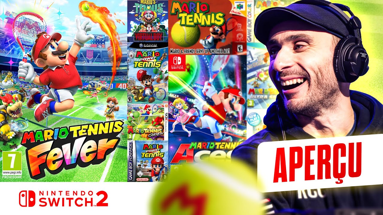MARIO TENNIS une licence historique - NINTENBROS APER&Ccedil;U