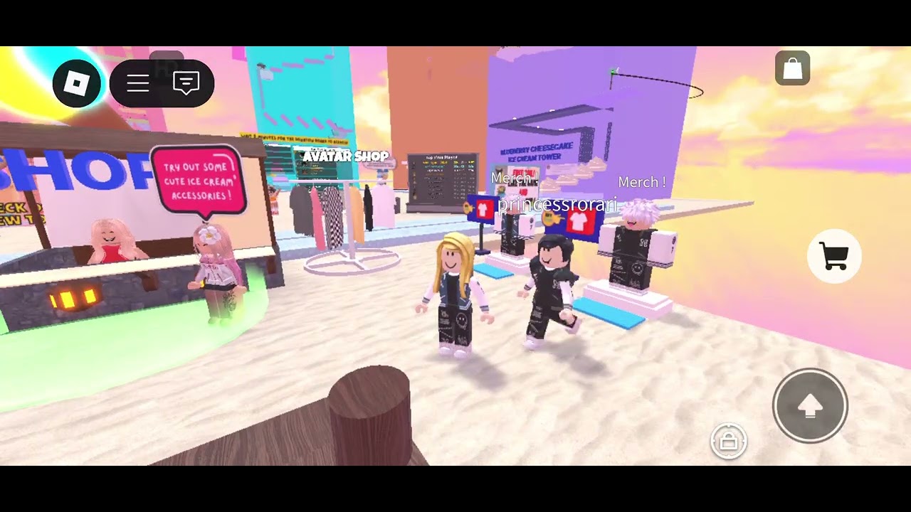 Tower es krim oreo di roblox