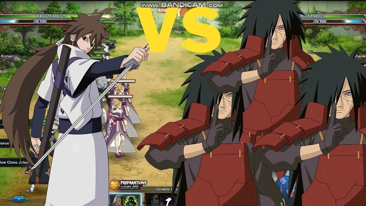 Naruto Online - Indra Ōtsutsuki vs 3 Madara Edo Tensei [Great Ninja War]