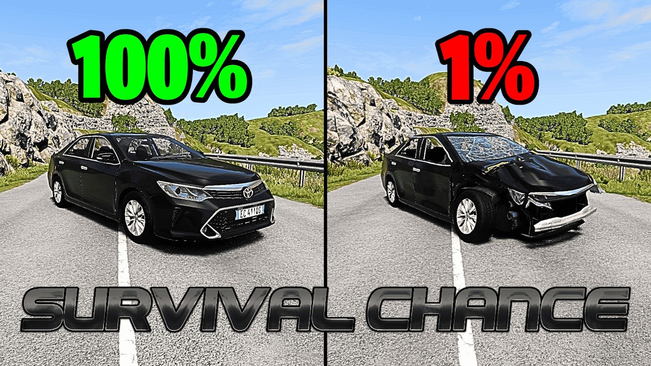 Realistic Survival Chance Crashes #262 | BeamNG.drive