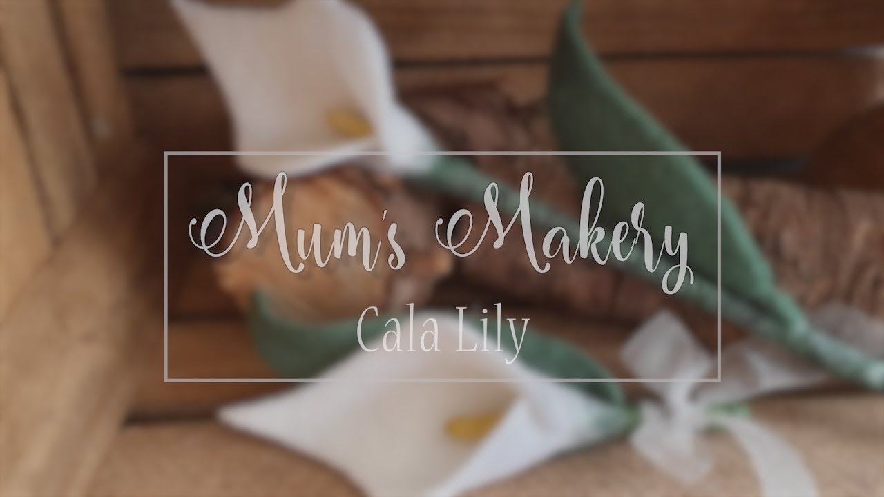 Calla Lily Tutorial - Needle Felting Project