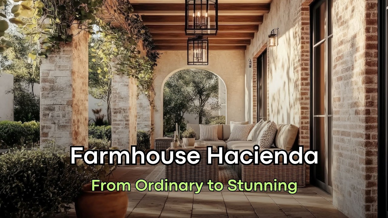 Modern Farmhouse Meets Spanish Hacienda: A Dream Home Fusion