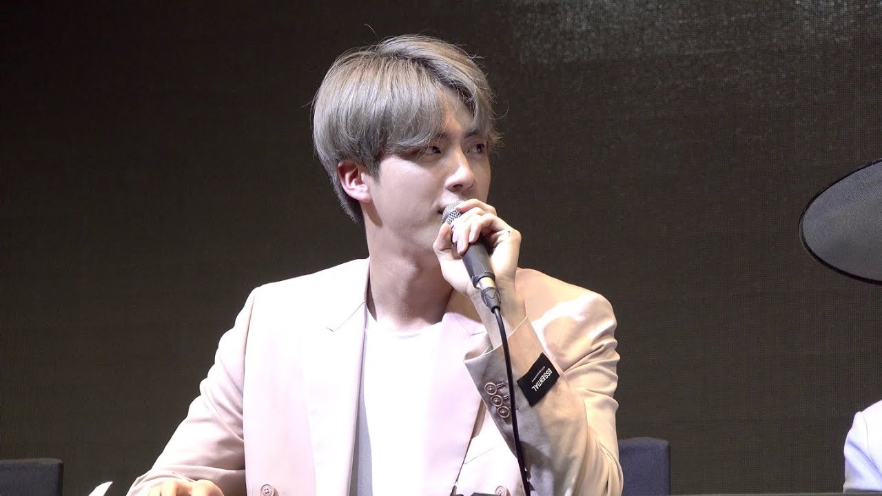 190426 미화당 팬사인회 BTS Jin focus  Q&A ENDING 인사 석진 직캠
