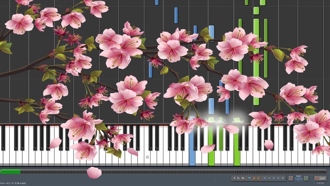 Sakura [桜] - Ikimonogakari [いきものがかり](Piano Synthesia + Sheet)