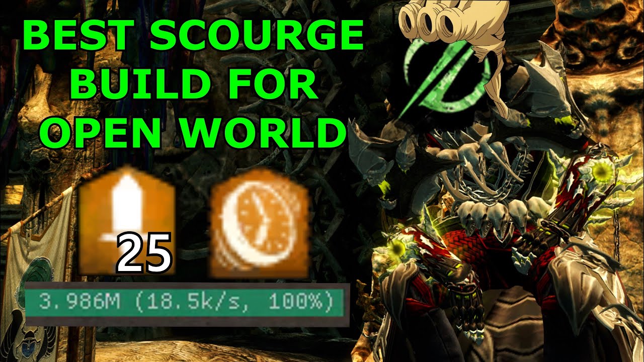 Guild Wars 2 : Best Scourge Build For Open World (Check Pinned Comment)