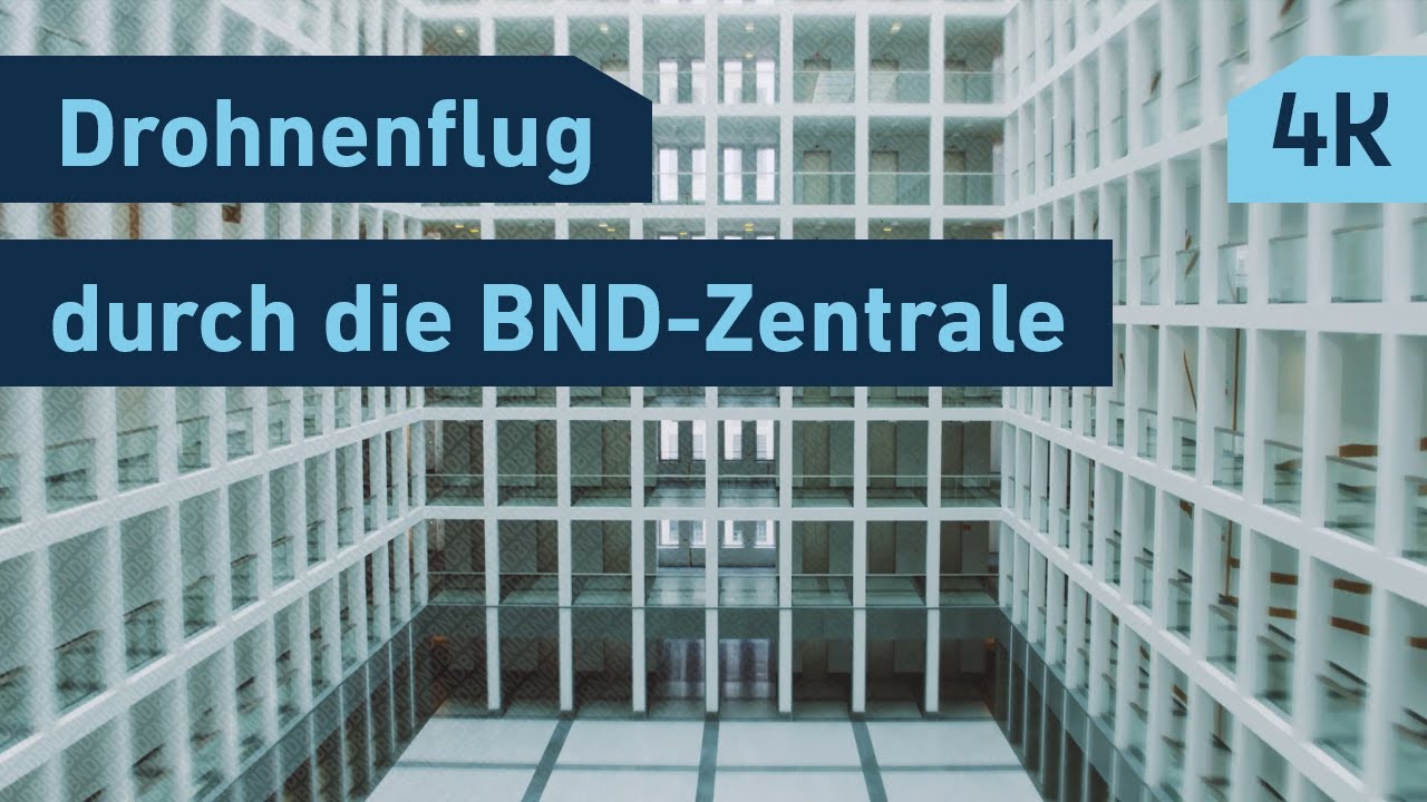 Inside BND: Einblicke in die BND-Zentrale in Berlin-Mitte [4K]