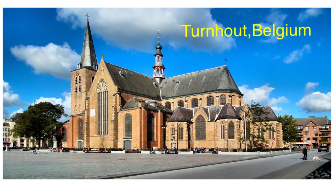 Turnhout,Belgium Walking Tour-4K video